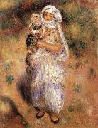 Algerierin mit Kind Auguste renoir